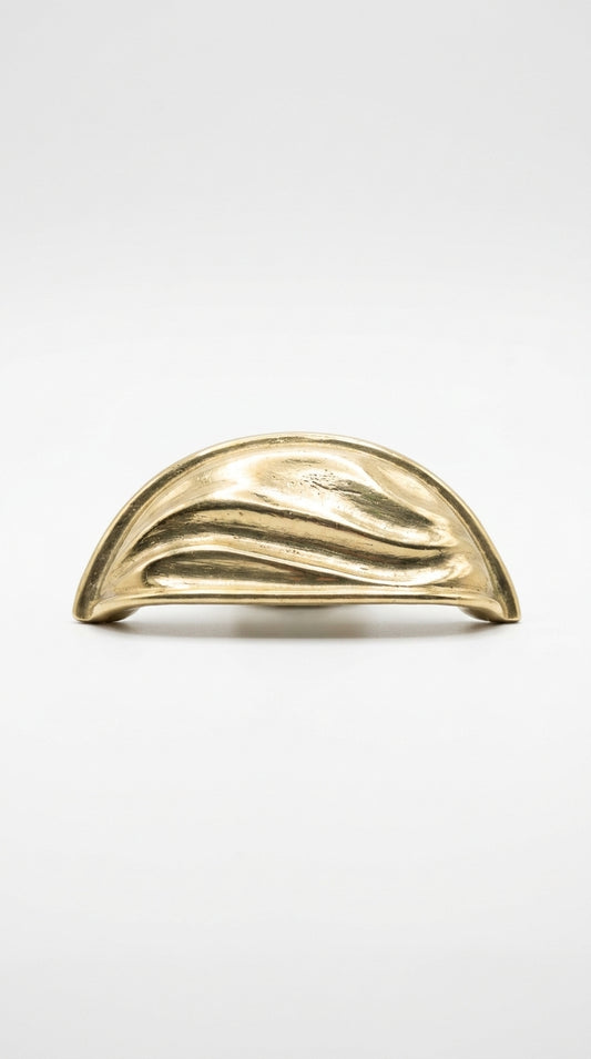 Solid Brass Door Cup Pull F173