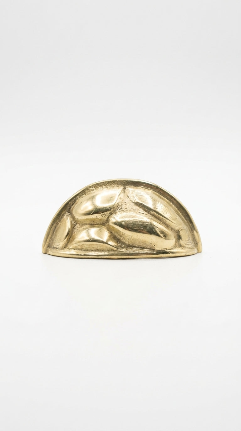 Solid Brass Door Cup Pull F174