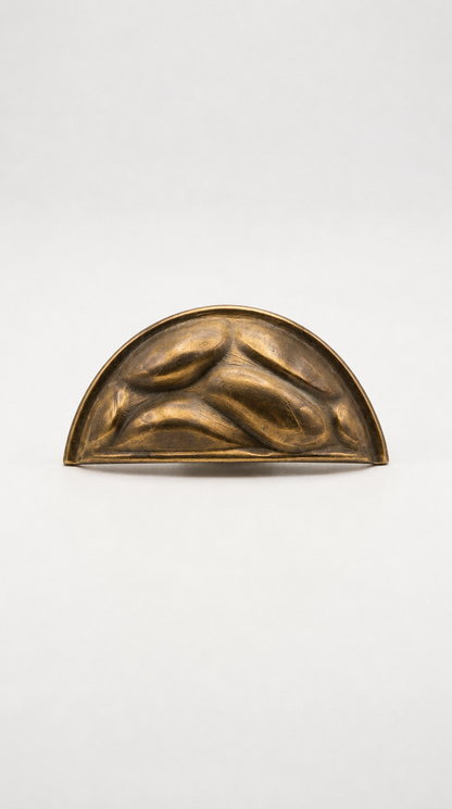 Solid Brass Door Cup Pull F174