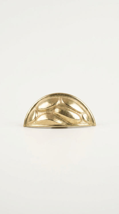 Solid Brass Door Cup Pull F174