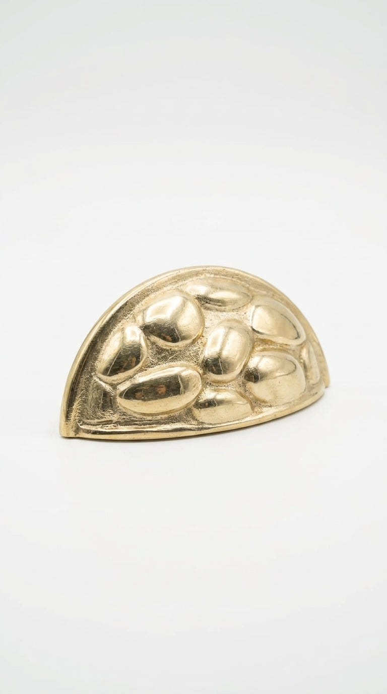 Solid Brass Door Cup Pull F175