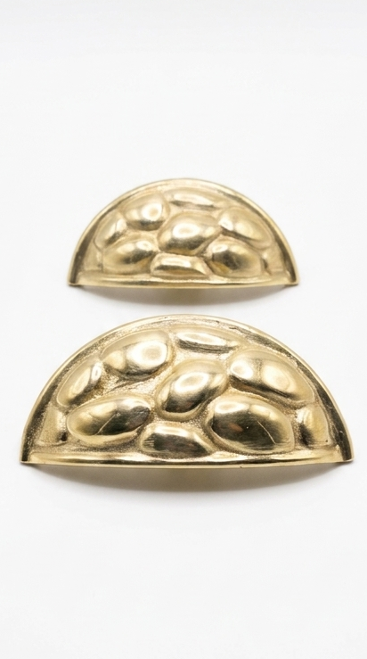 Solid Brass Door Cup Pull F175