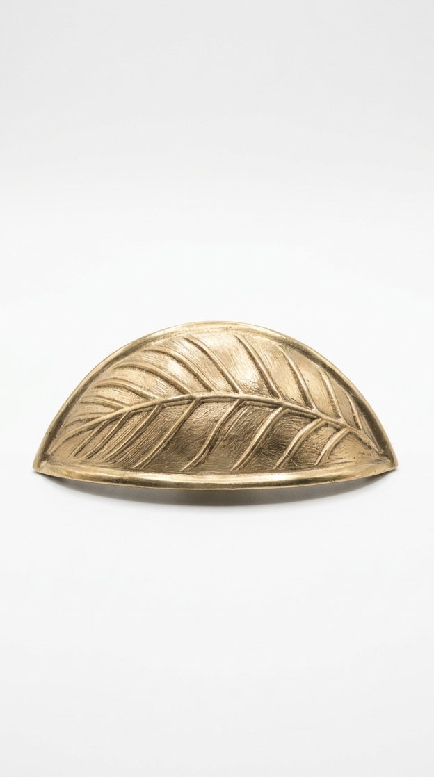 Solid Brass Door Cup Pull F176