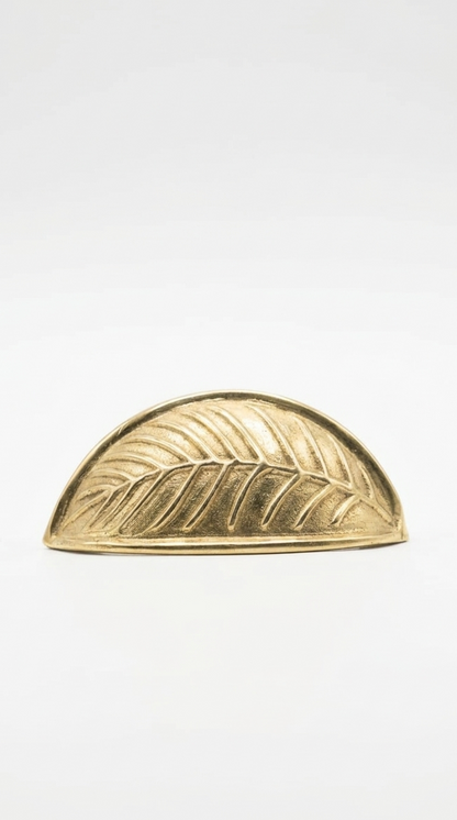 Solid Brass Door Cup Pull F176