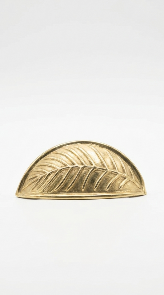 Solid Brass Door Cup Pull F176