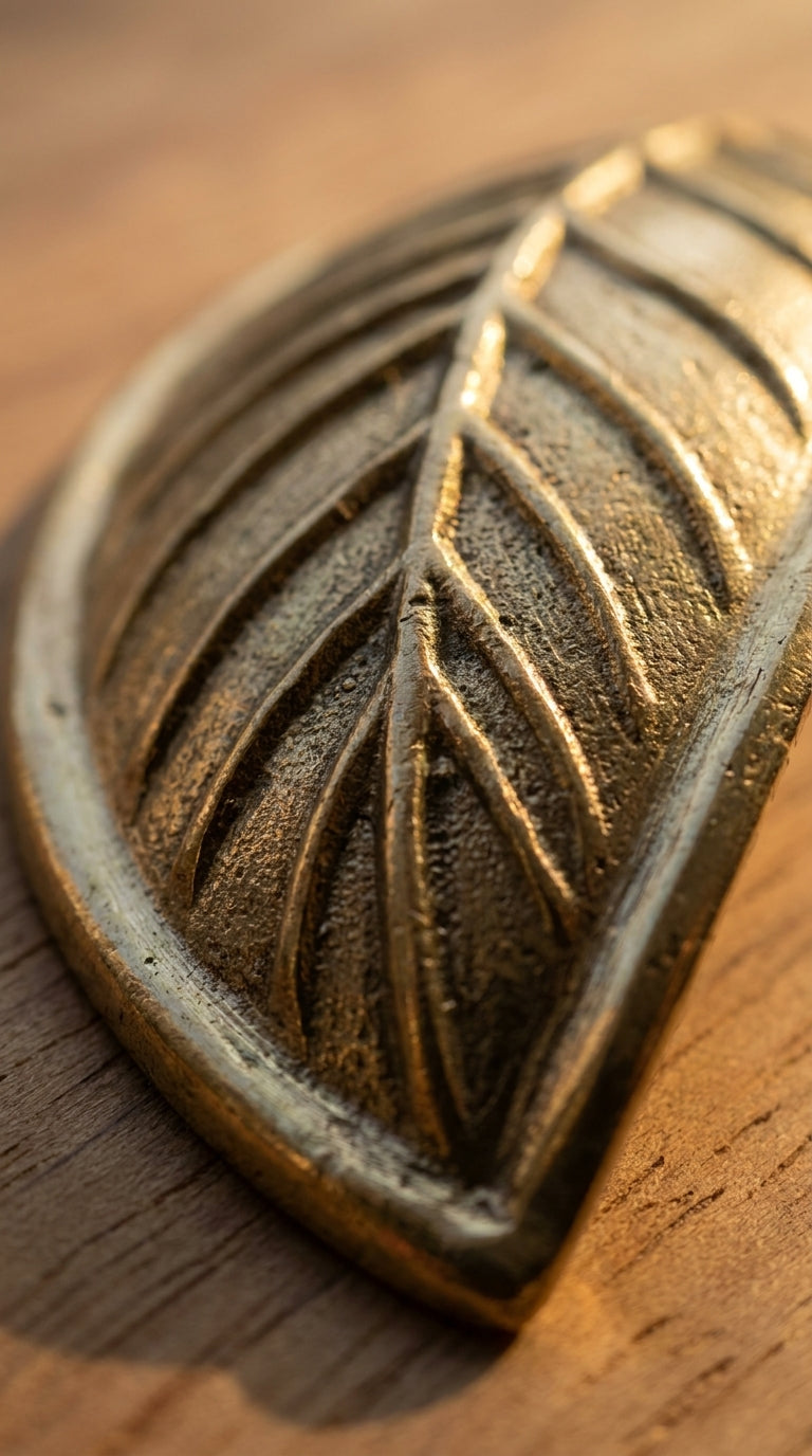 Solid Brass Door Cup Pull F176