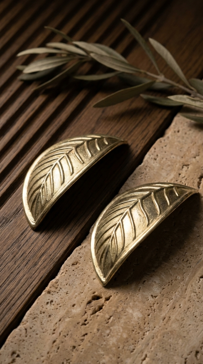 Solid Brass Door Cup Pull F176