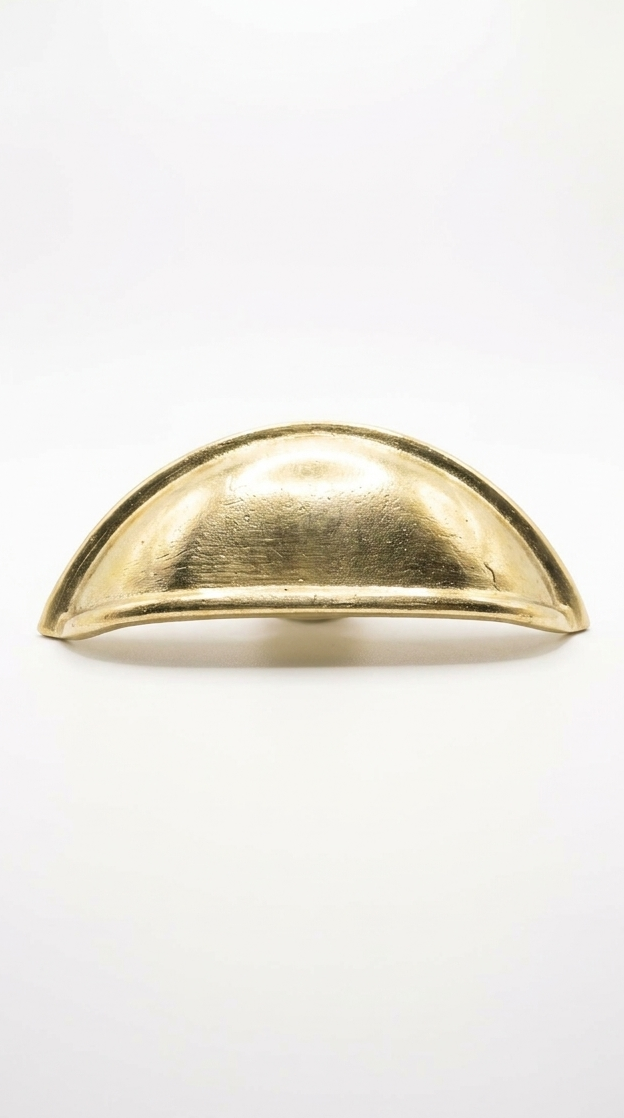 Solid Brass Door Cup Pull F178