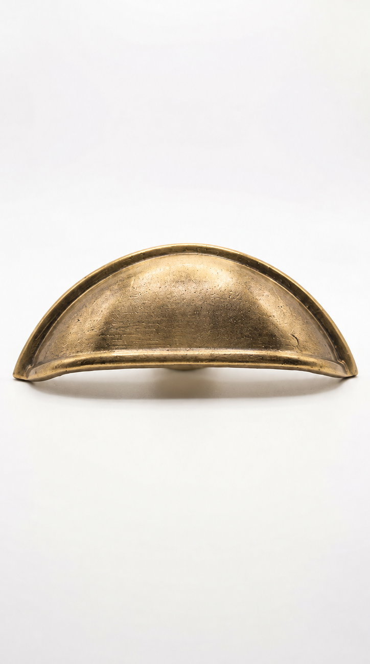 Solid Brass Door Cup Pull F178