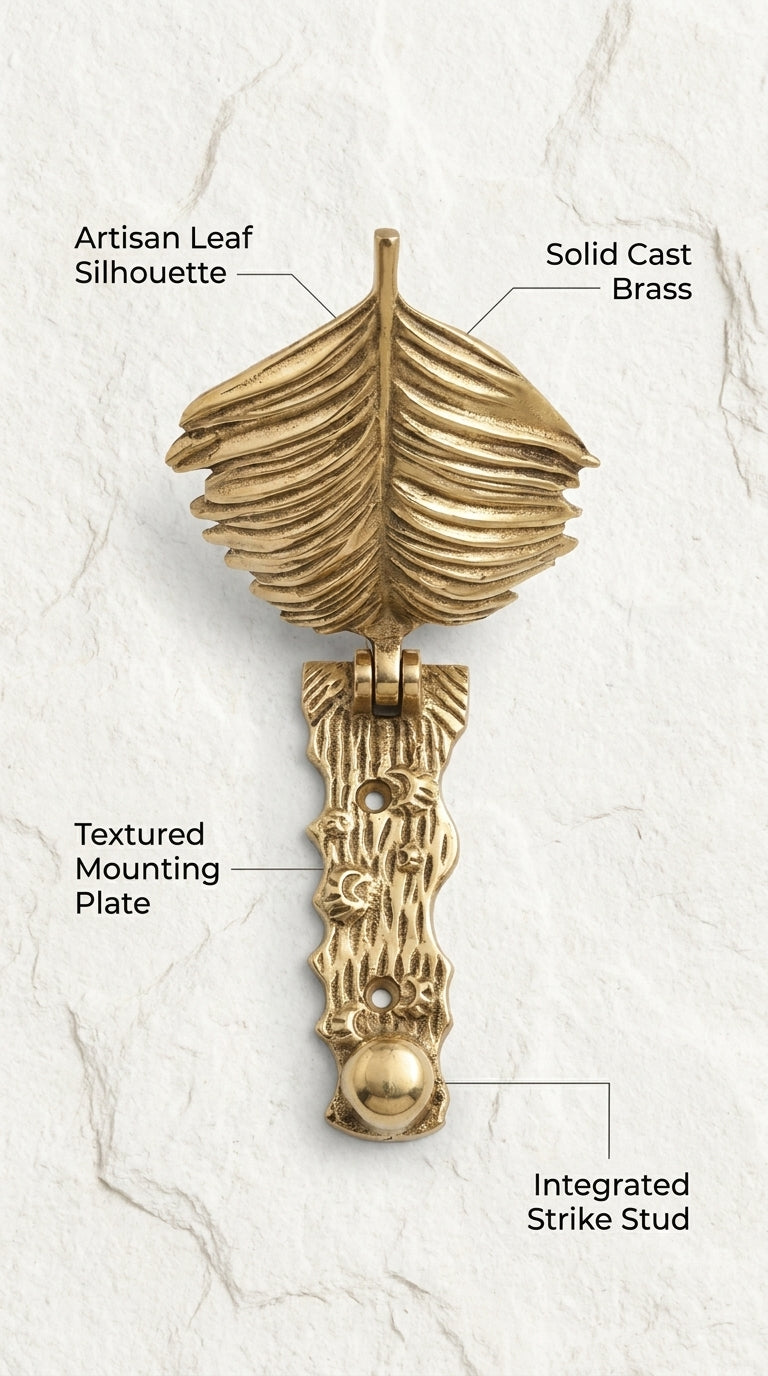 Solid Brass Door Knocker F123