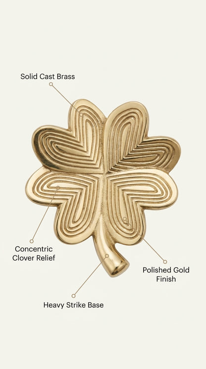 Solid Brass Door Knocker F124