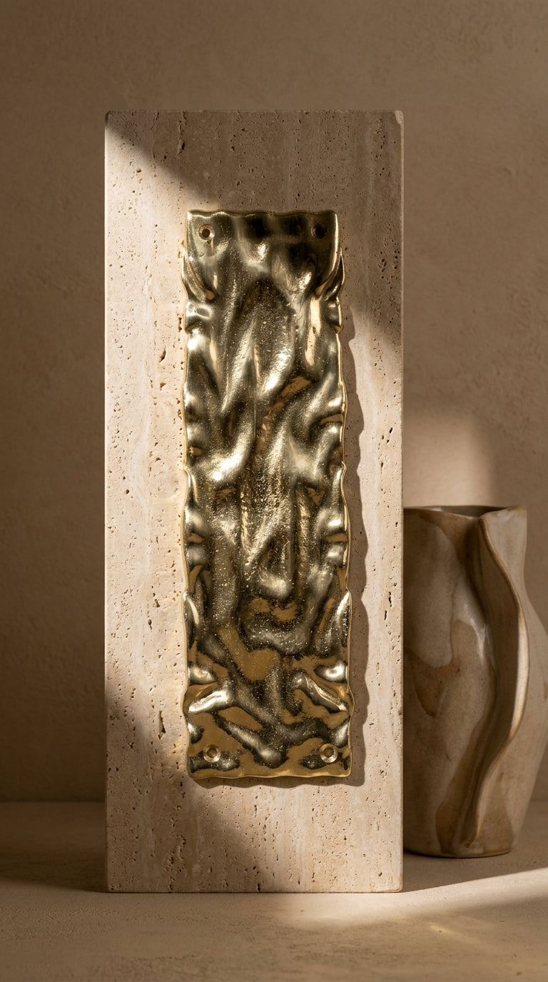 Solid Brass Door Push Plate F201