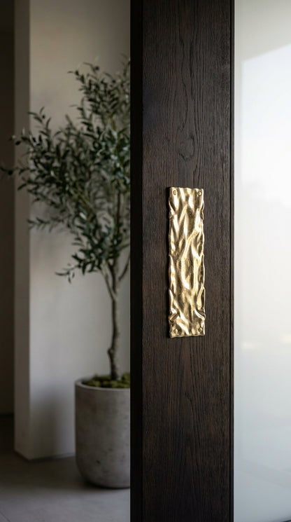 Solid Brass Door Push Plate F201