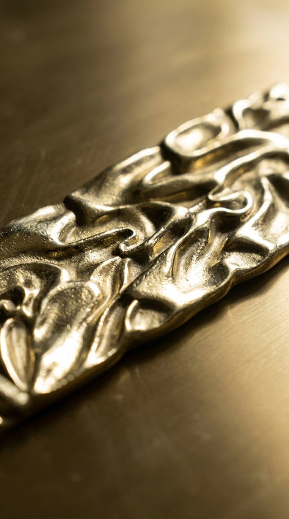 Solid Brass Door Push Plate F202