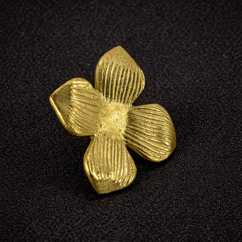 SOLID BRASS DRAWER & CABINET KNOB F63