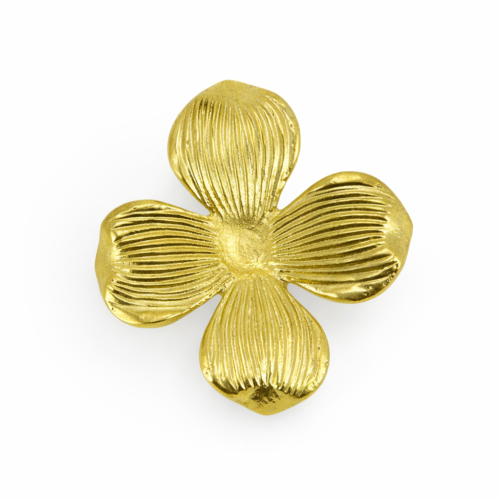 SOLID BRASS DRAWER & CABINET KNOB F64