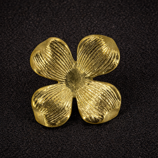 SOLID BRASS DRAWER & CABINET KNOB F64