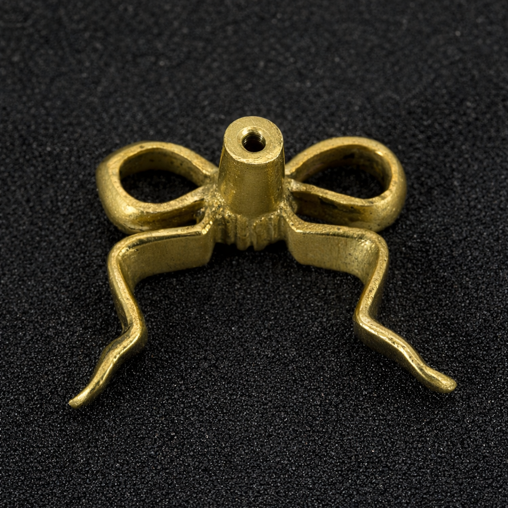 SOLID BRASS DRAWER & CABINET KNOB F66