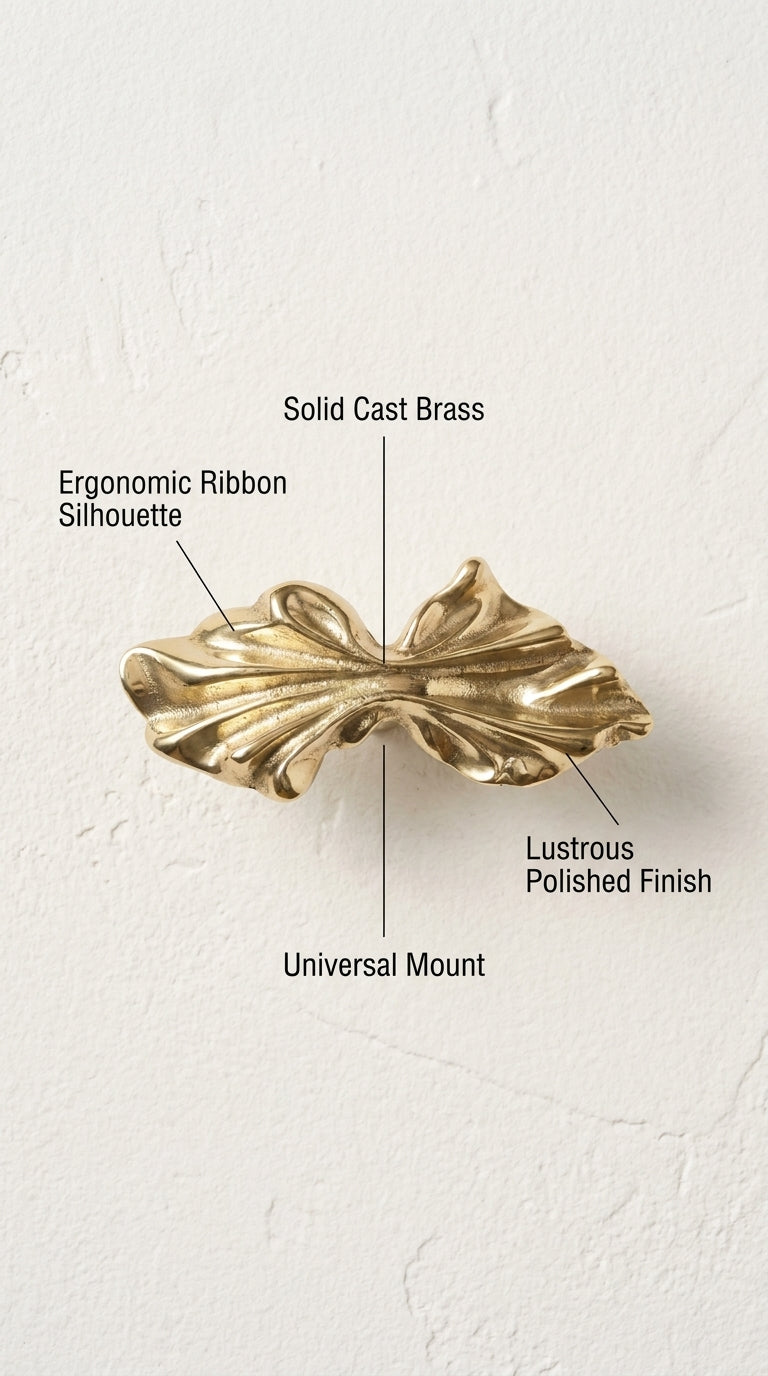 Solid Brass Drawer and Cabinet Knob F50