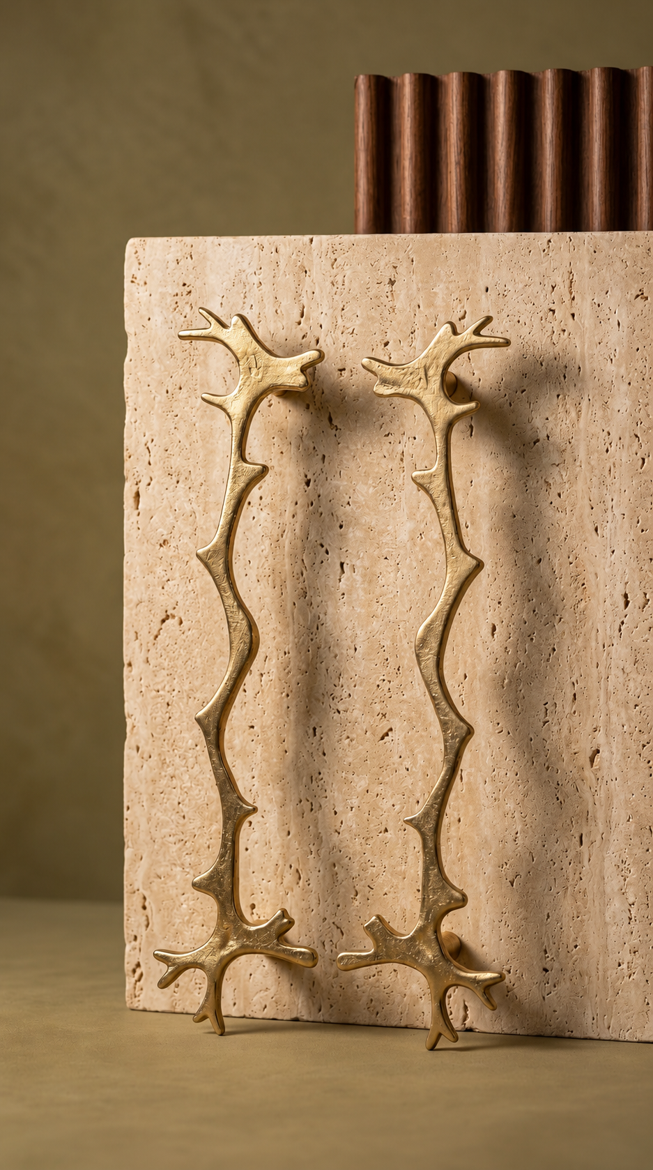 Solid Brass Drawer and Cabinet Pull F139
