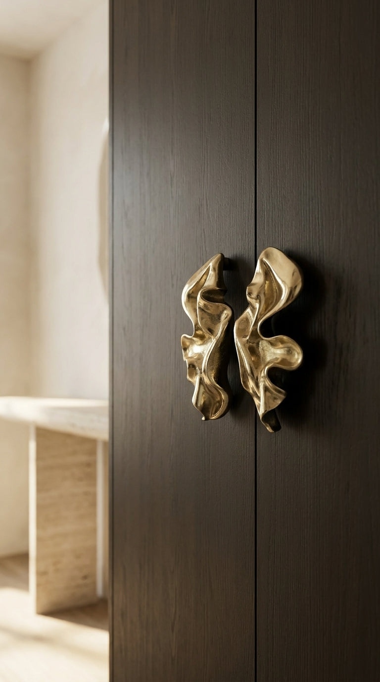 Solid Brass Drawer and Cabinet Pull F140