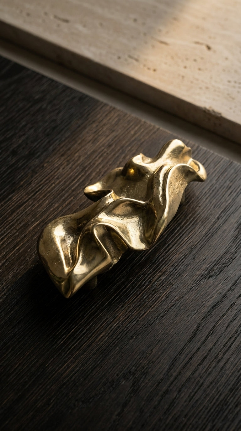 Solid Brass Drawer and Cabinet Pull F140
