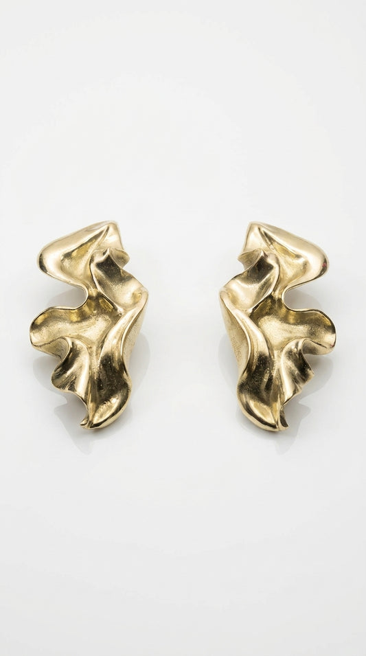 Algae Solid Brass Drawer and Cabinet Pull F140