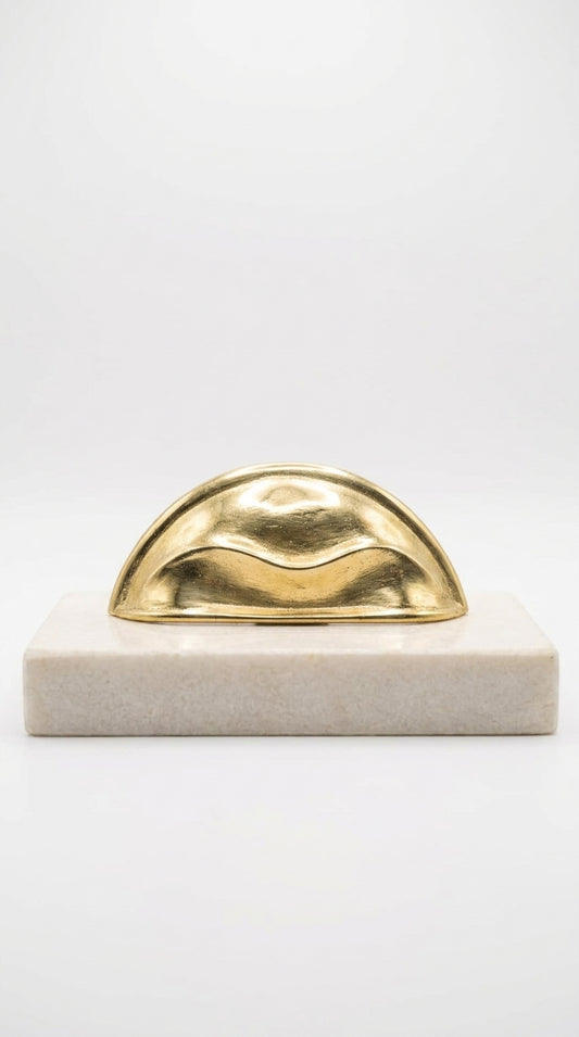 Solid Brass Door Cup Pull F172
