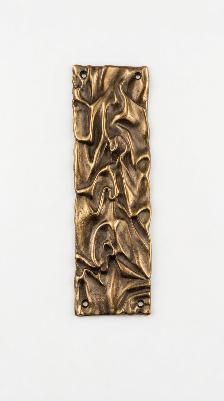 Solid Brass Door Push Plate F202