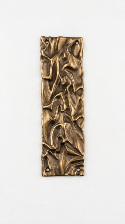 Solid Brass Door Push Plate F202