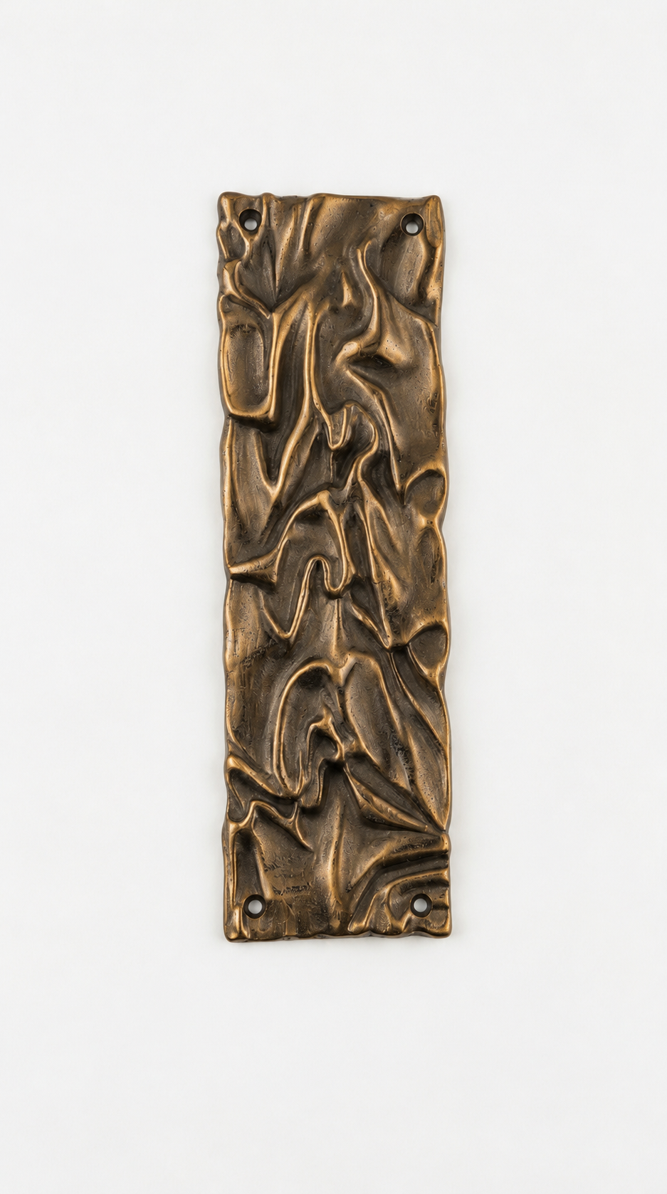 Solid Brass Door Push Plate F202