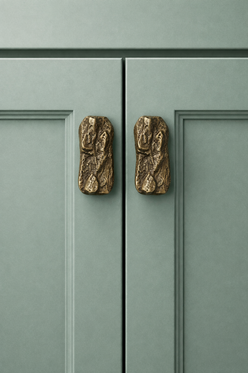 SOLID BRASS DRAWER & CABINET KNOB F58