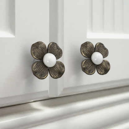 SOLID BRASS DRAWER & CABINET KNOB F63 & F64