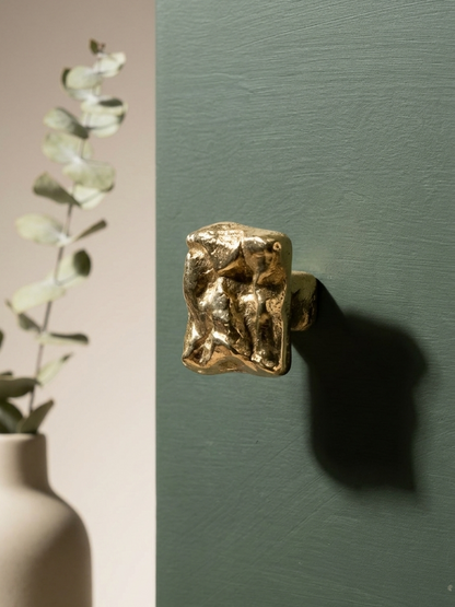 SOLID BRASS DRAWER & CABINET KNOB F54