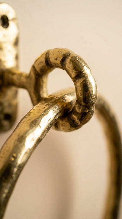 Teratone Solid Brass Towel Ring F100