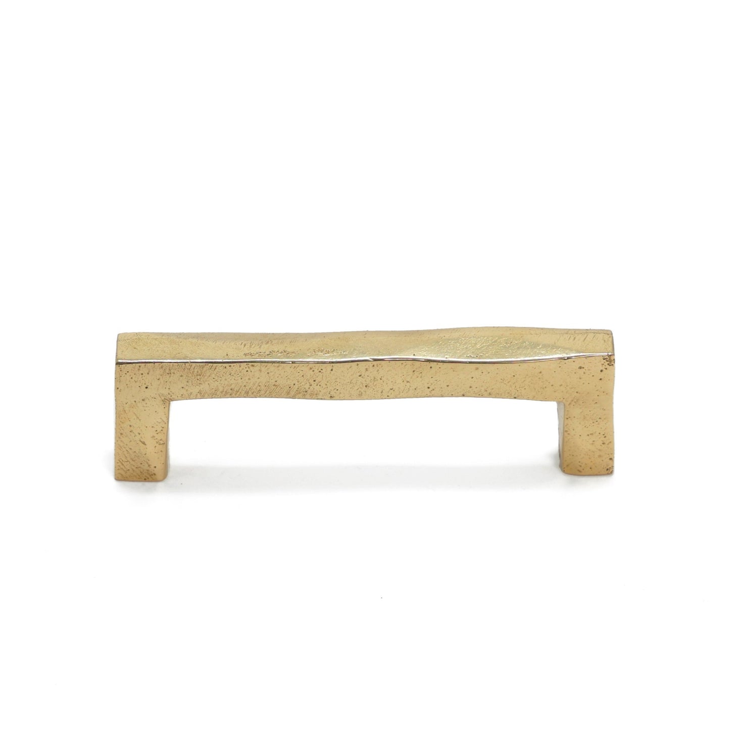 SOLID BRASS DOOR PULL WABI SABI SQUARE