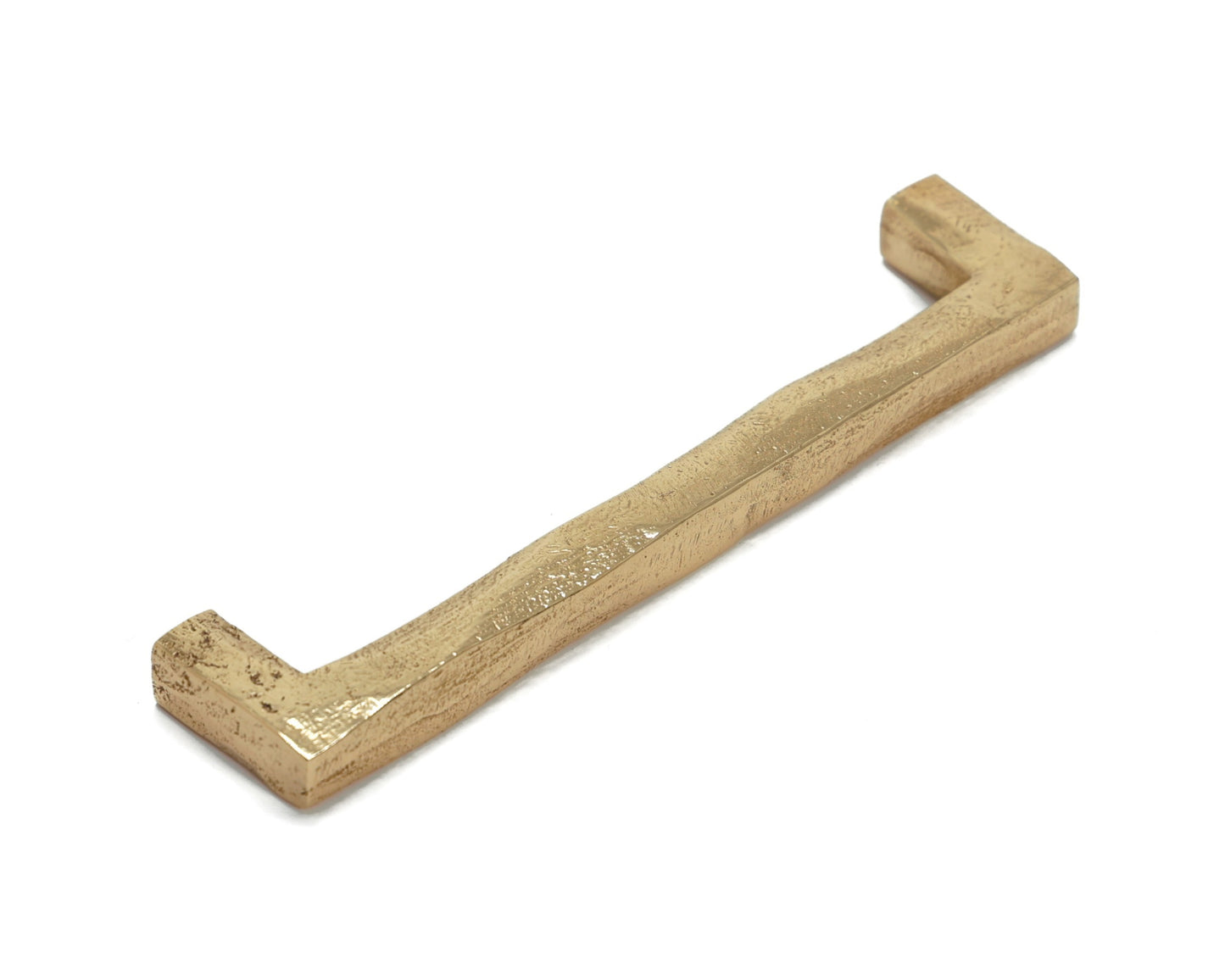 SOLID BRASS DOOR PULL WABI SABI SQUARE