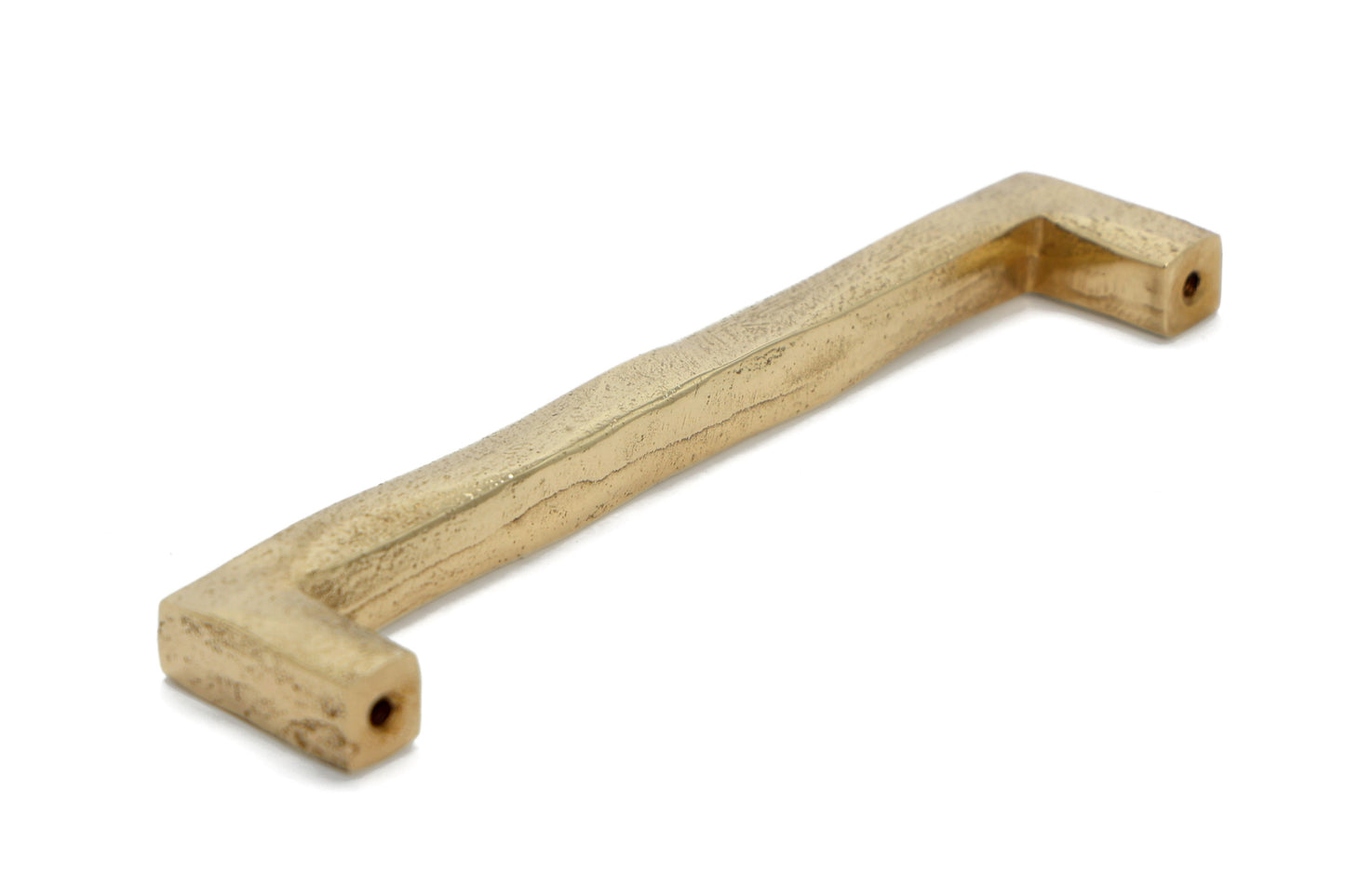 SOLID BRASS DOOR PULL WABI SABI SQUARE