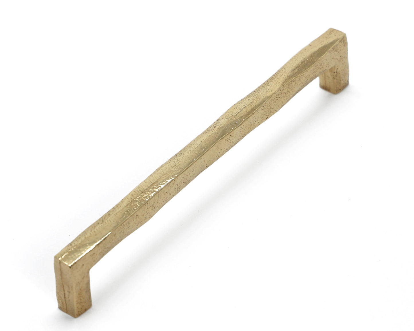 SOLID BRASS DOOR PULL WABI SABI SQUARE
