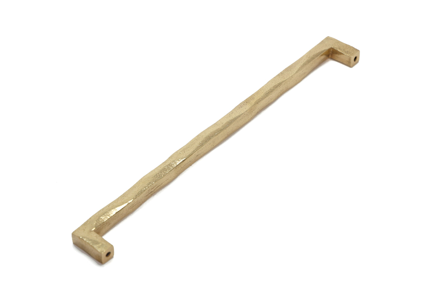 SOLID BRASS DOOR PULL WABI SABI SQUARE