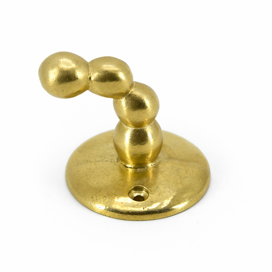 HEAVY-DUTY LUXURY BRASS WALL HOOK F47