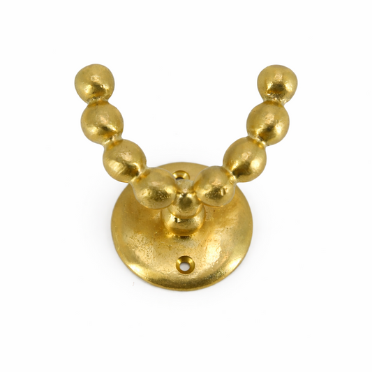 HEAVY-DUTY LUXURY BRASS WALL HOOK F48