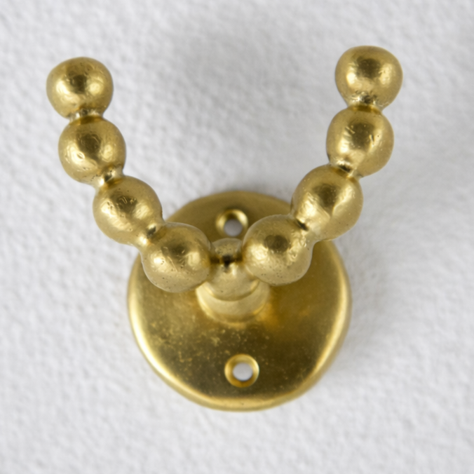 HEAVY-DUTY LUXURY BRASS WALL HOOK F48