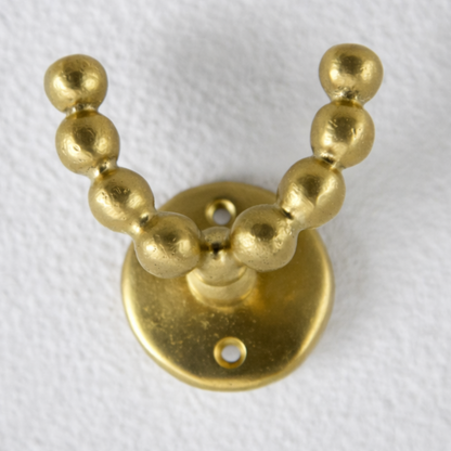 HEAVY-DUTY LUXURY BRASS WALL HOOK F48