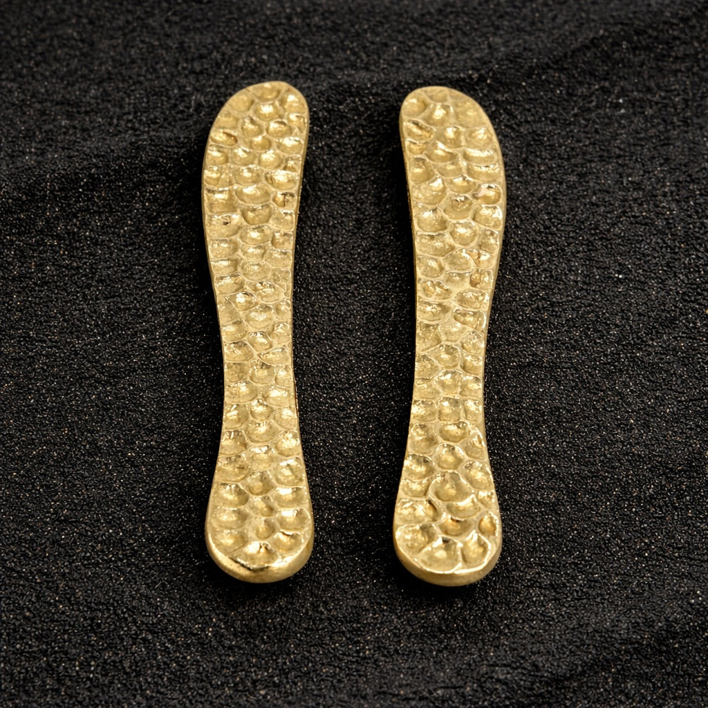 SOLID BRASS DOOR PULL F19