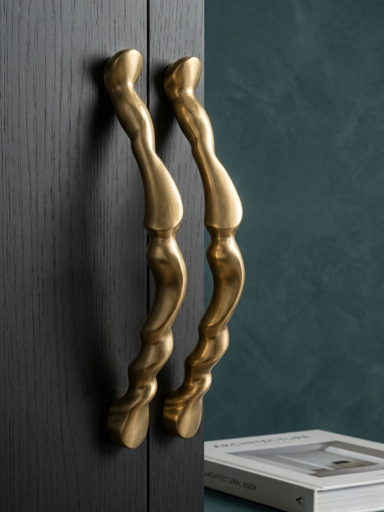 Luxury Solid Brass Drawer & Cabinet Pull F132