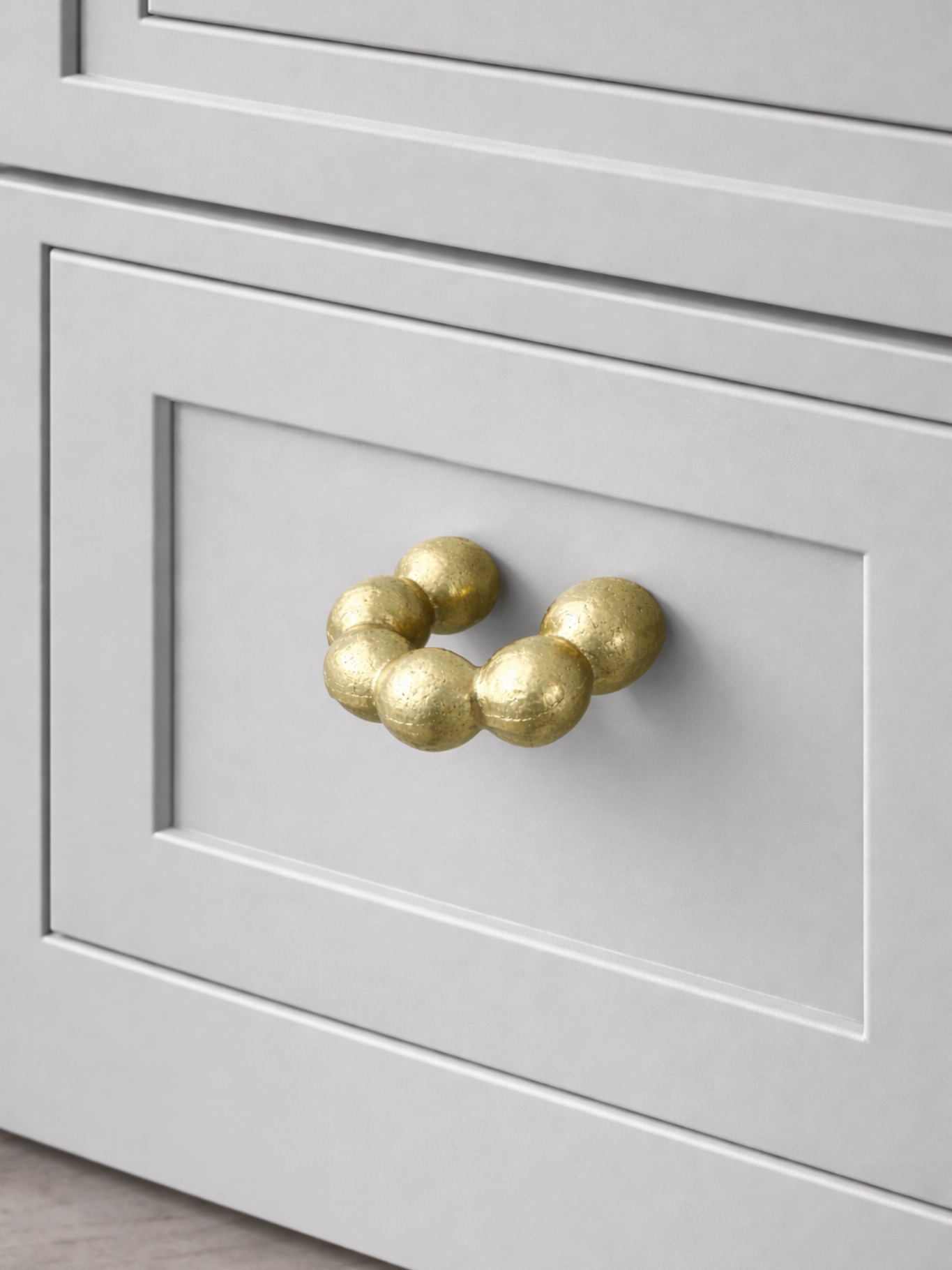 Pebble Luxury Solid Brass Cabinet Pull