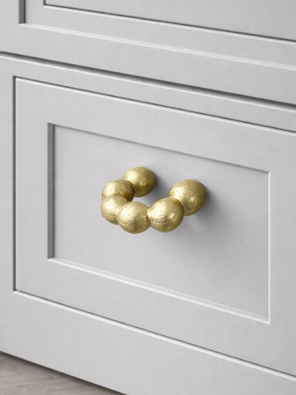 Pebble Luxury Solid Brass Cabinet Pull