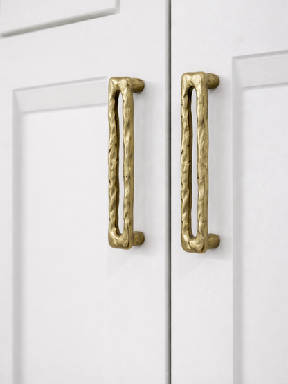 LUXURY SOLID BRASS TERATONE DRAWER & CABINET PULL F112-F117